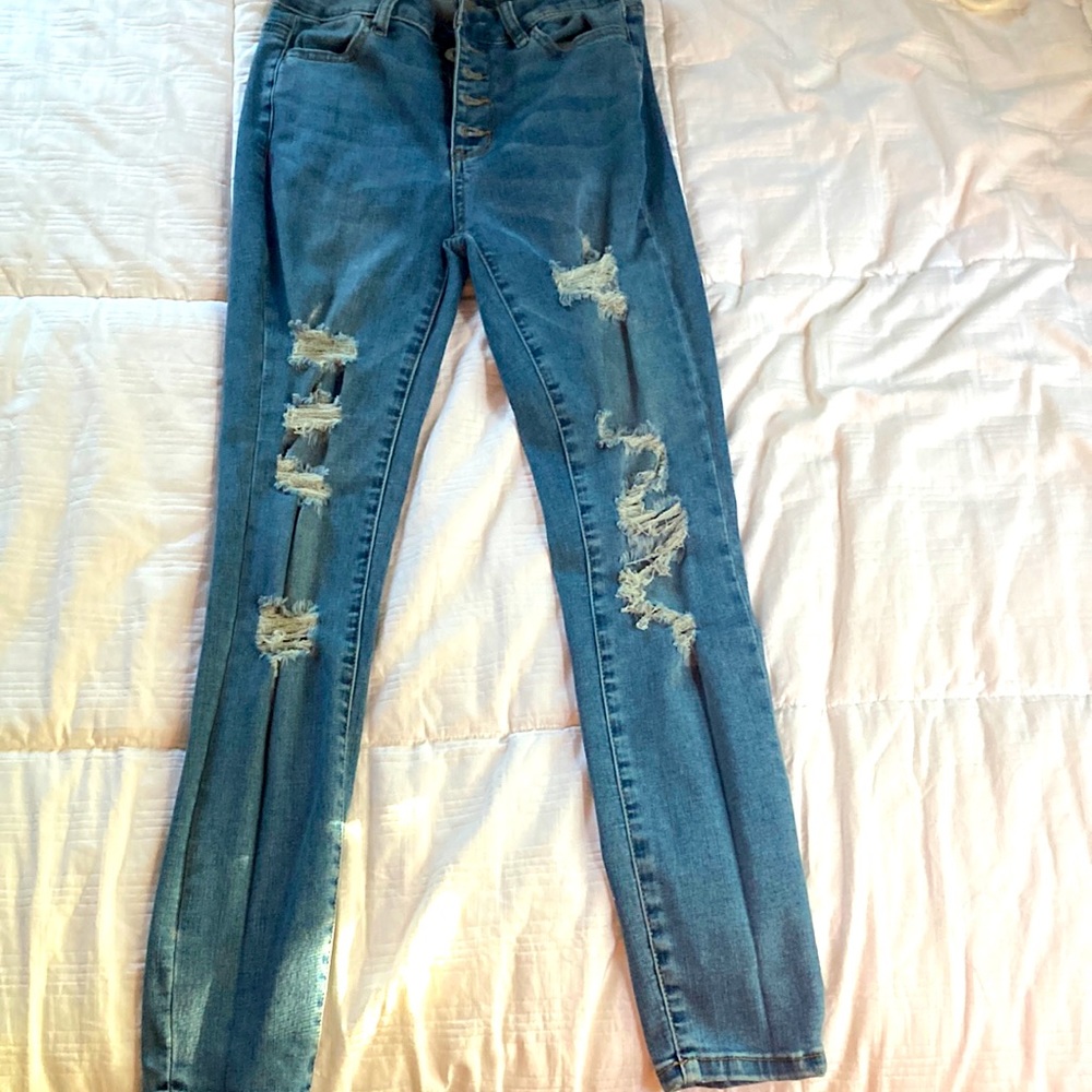 Women’s high rise skinny jeans